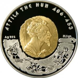 Памятная монета "Аттила" награждена дипломом в номинации "Монета года».